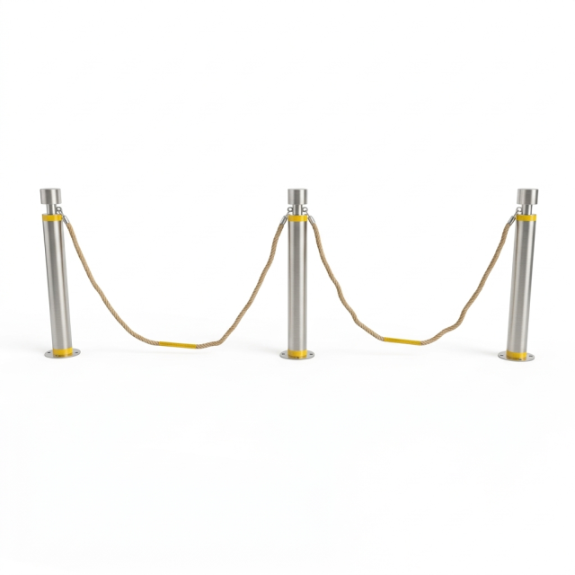 decorative chain bollards