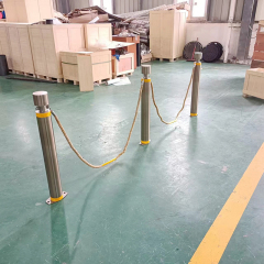 Static Bollard With Chains