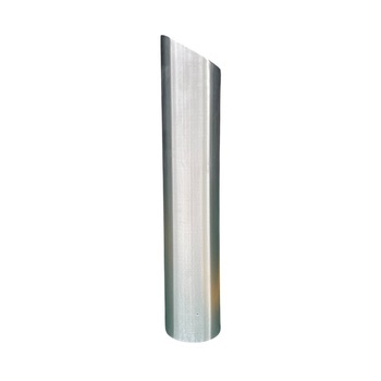 Modern Slant Top Stainless Steel Bollard