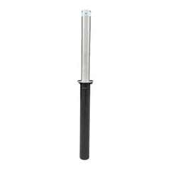 Round Stainless Steel Manual Lift Retractable Driveway Bollard