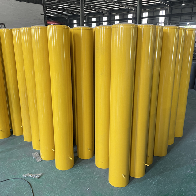 Customizable In-Ground Steel Safety Bollard
