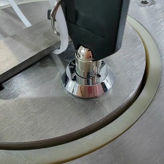 Round Stainless Steel Manual Lift Retractable Driveway Bollard