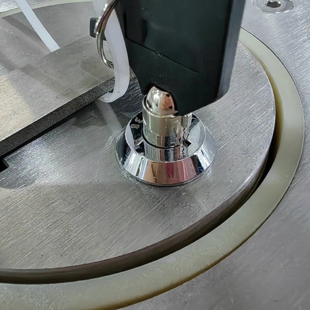 Round Stainless Steel Manual Lift Retractable Driveway Bollard