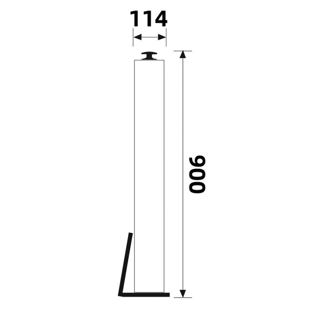 T-Handle Telescopic Driveway Security Bollard