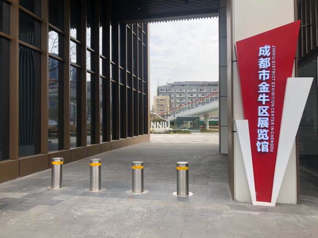 IP68 K12 Crash Rated Hydraulic Automatic Bollard