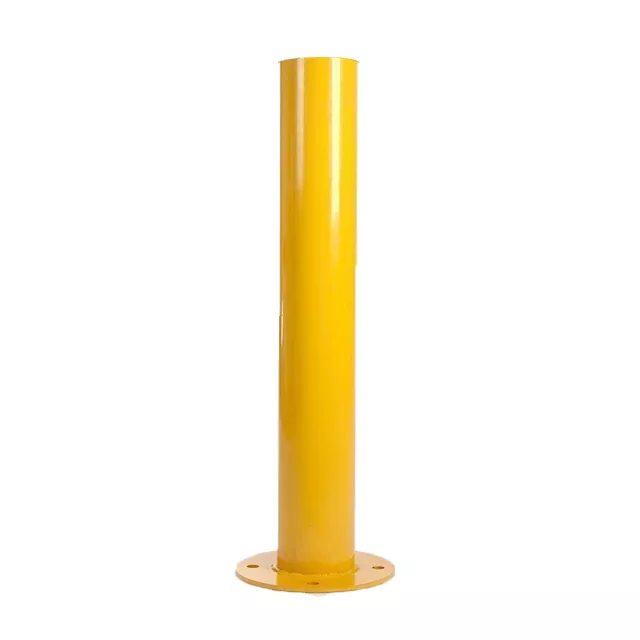 Fixed Surface Mount Yellow Safety Post