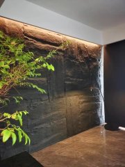 PU False Stone Veneer Sheet PU Stone Skin PU Stone Panels for Decoration Polyurethane Artificial Stone Exterior Decoration Faux Rock PU Stone Skin Slab 3D PU Stone Wall Panel Big Slab