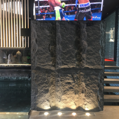 Factory Price Wall Cladding Pu Culture Stone 3d Mushroom Stone Pu Faux Stone Wall Panel for Decoration Waterproof Pu Soft Stone Mushroom Culture Stone Outdoor & Indoor 3d Decoration Polyurethane Pu Faux Soft Stone Wall Panel