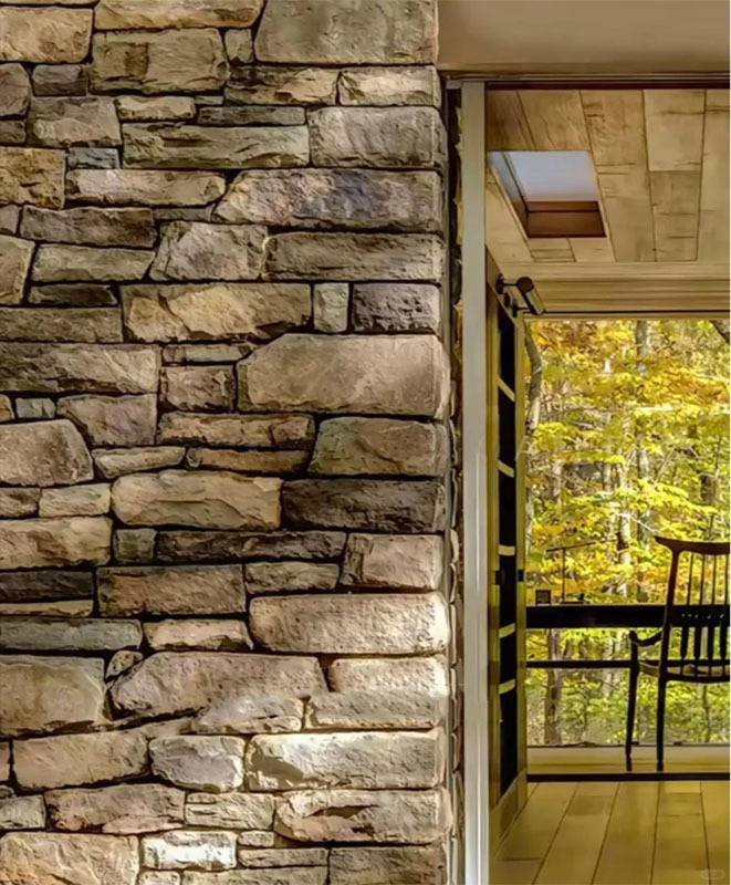 PU Sea Reefs Rock Stone Wall Panel Surface Waterproof Eco-Friendly Outdoor Indoor