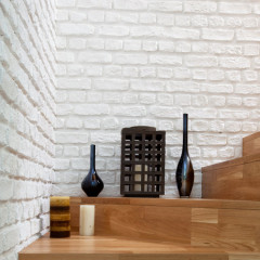 PU Small Brick Stone Wall Panel Cultured Stone Finish Background Artificial PU Wall Panels Stone for Hotel or family