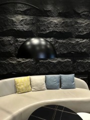 Factory Price Wall Cladding Pu Culture Stone 3d Mushroom Stone Pu Faux Stone Wall Panel for Decoration Waterproof Pu Soft Stone Mushroom Culture Stone Outdoor & Indoor 3d Decoration Polyurethane Pu Faux Soft Stone Wall Panel