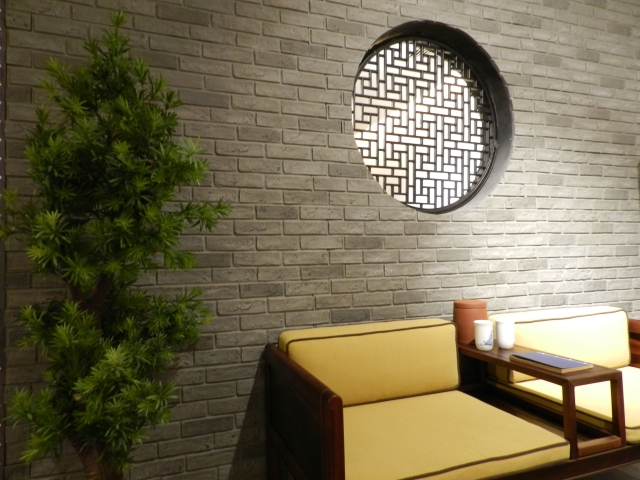 PU Small Brick Stone Wall Panel Cultured Stone Finish Background Artificial PU Wall Panels Stone for Hotel or family