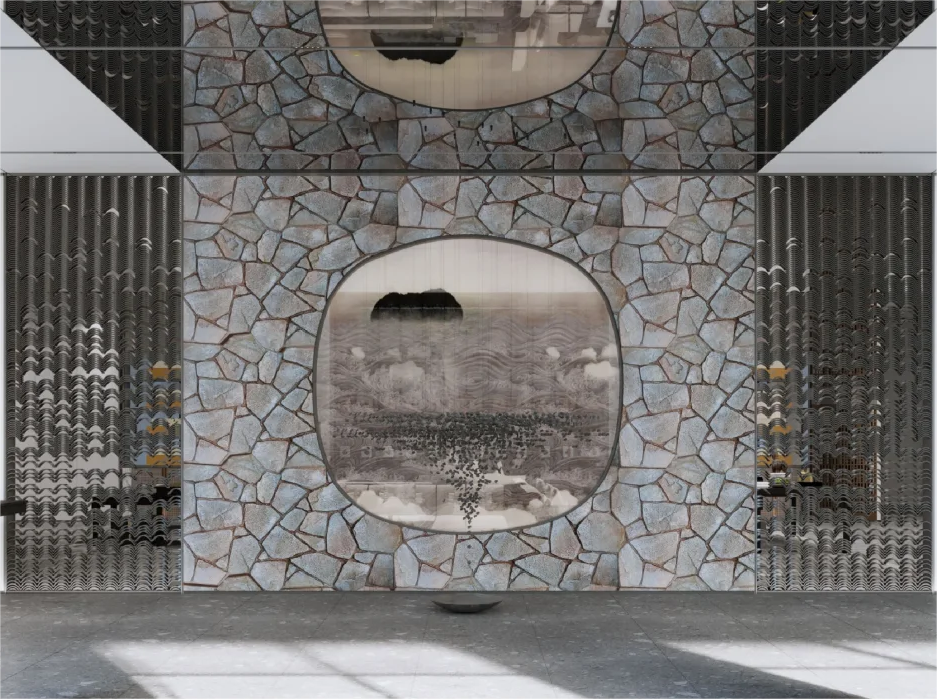 Hot Sale Tariff Reduction Big Size Lightweight PU Cultural Stone Turtle Pattern PU Stone for Indoor and Outdoor Wall Decoration