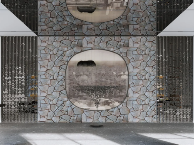 Hot Sale Tariff Reduction Big Size Lightweight PU Cultural Stone Turtle Pattern PU Stone for Indoor and Outdoor Wall Decoration