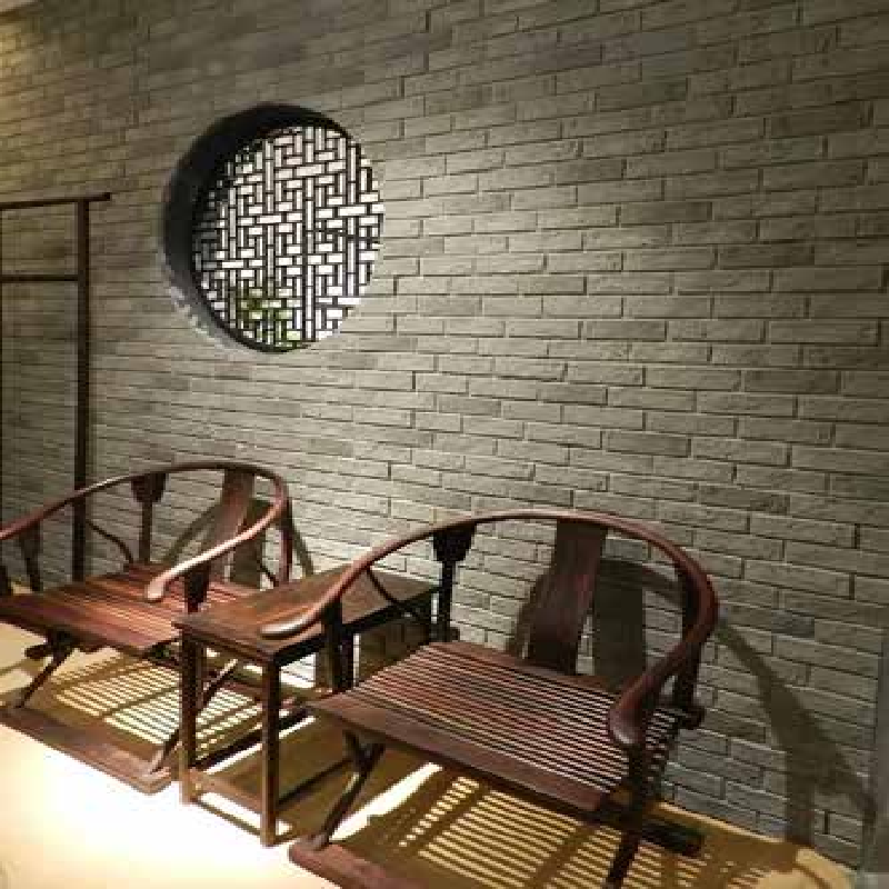 PU Small Brick Stone Wall Panel Cultured Stone Finish Background Artificial PU Wall Panels Stone for Hotel or family