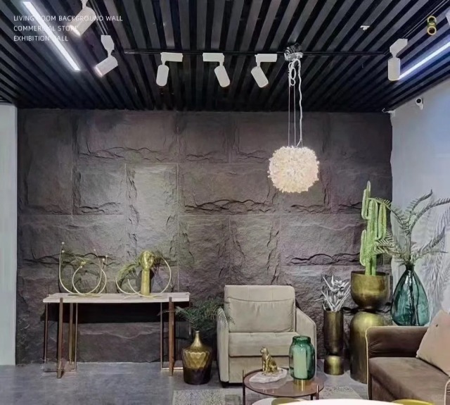 Factory Price Wall Cladding Pu Culture Stone 3d Mushroom Stone Pu Faux Stone Wall Panel for Decoration Waterproof Pu Soft Stone Mushroom Culture Stone Outdoor & Indoor 3d Decoration Polyurethane Pu Faux Soft Stone Wall Panel