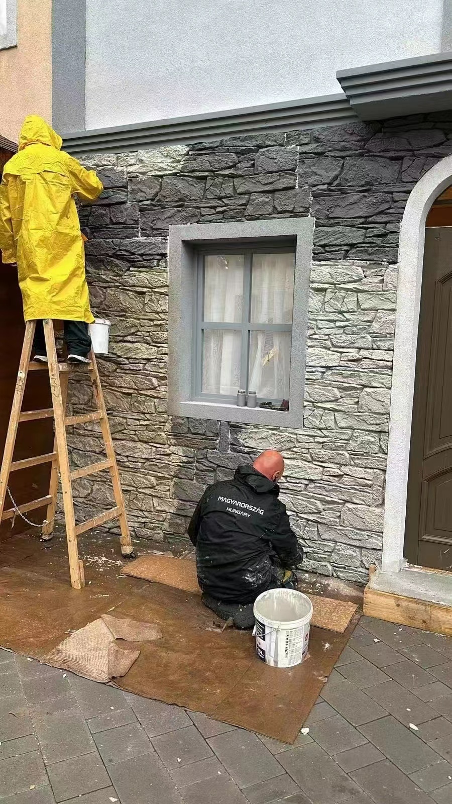 PU Sea Reefs Rock Stone Wall Panel Surface Waterproof Eco-Friendly Outdoor Indoor