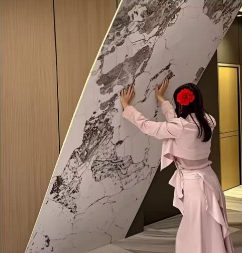 UV Sheet Wall Panel for House Interior Decorative Wall Decoration with Golden Customized Waterproof