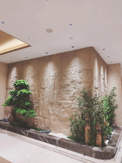 PU False Stone Veneer Sheet PU Stone Skin PU Stone Panels for Decoration Polyurethane Artificial Stone Exterior Decoration Faux Rock PU Stone Skin Slab 3D PU Stone Wall Panel Big Slab