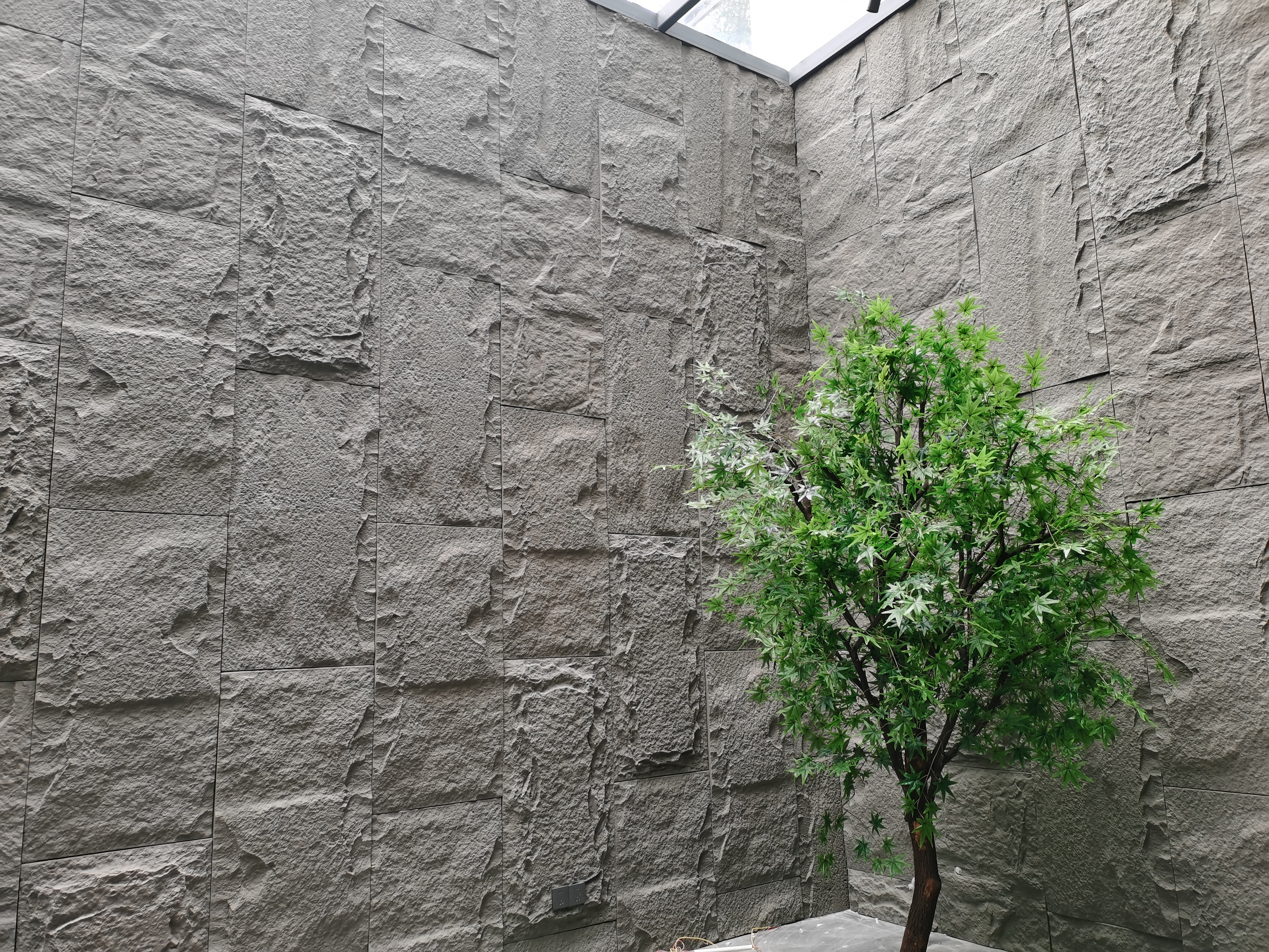 Factory Price Wall Cladding Pu Culture Stone 3d Mushroom Stone Pu Faux Stone Wall Panel for Decoration Waterproof Pu Soft Stone Mushroom Culture Stone Outdoor & Indoor 3d Decoration Polyurethane Pu Faux Soft Stone Wall Panel