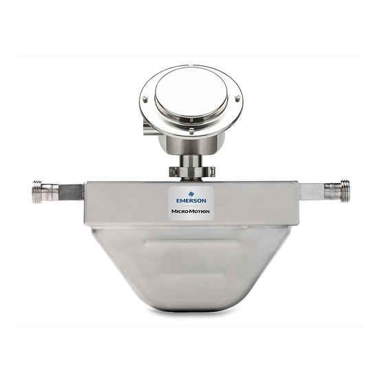 Emerson Micro Motion H025S Hygienic Coriolis Meter | 1/4" DN6 30 Ra Finish