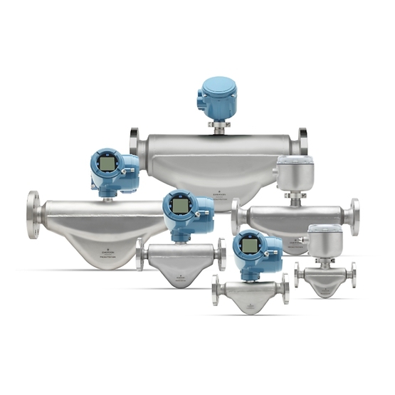 Emerson Micro Motion G-Series | Ultracompact Coriolis Flow & Density Meters