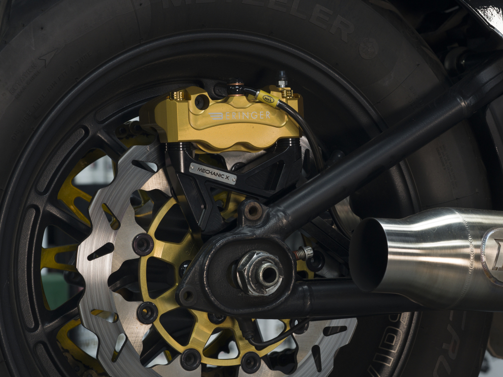 Hyper vision Series Softail Rear Radial Caliper Mount