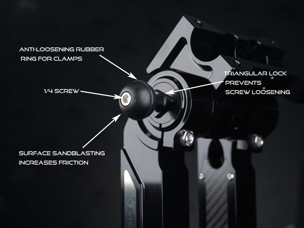 Hyper vision Series Riser Ball Head mount