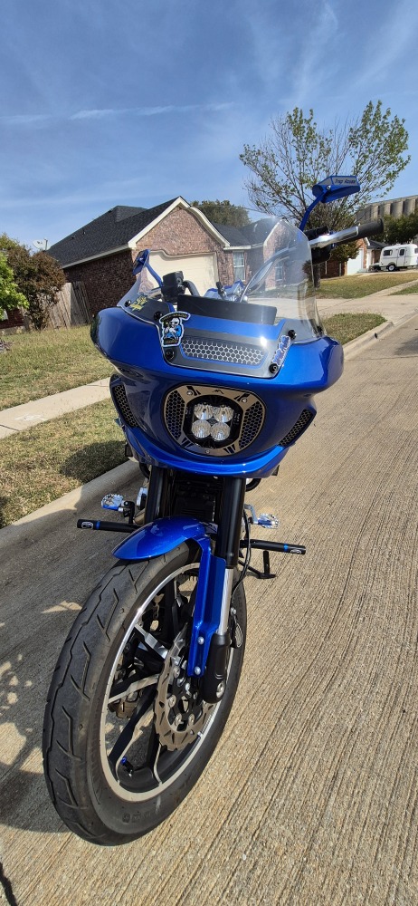 BAJA LP4 Lowrider ST Fairing Bracket & Air Inlet Decorative Mesh Panel