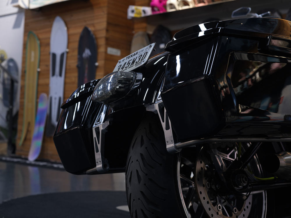 Mechanic X  Billet Frame Tail & Saddlebag Support Brackets