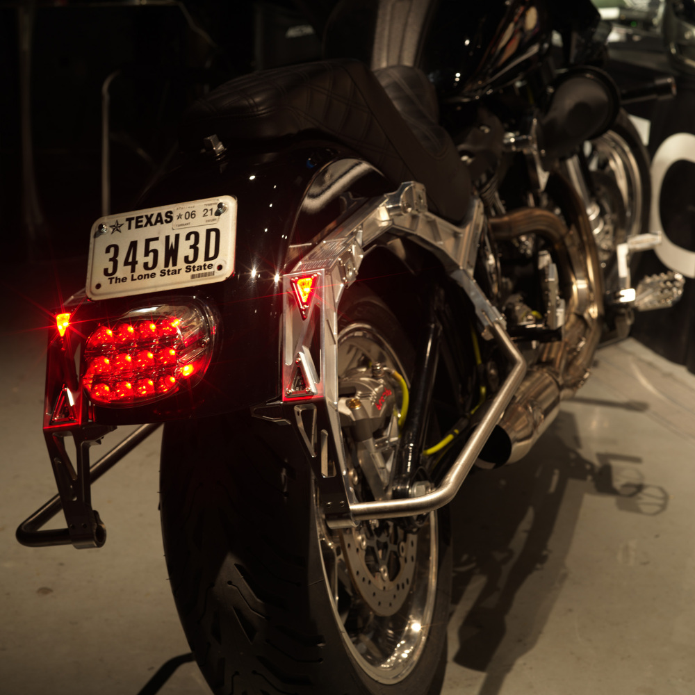 Mechanic X  Billet Frame Tail & Saddlebag Support Brackets