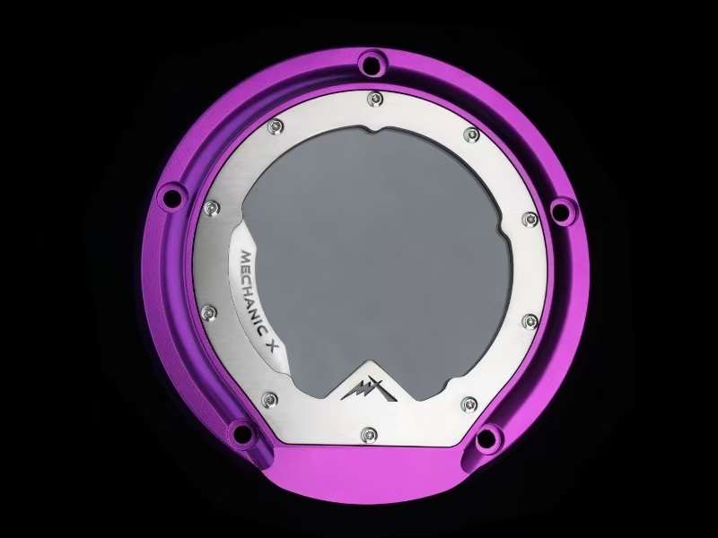 Hyper vision Series Transparent derby cover softail