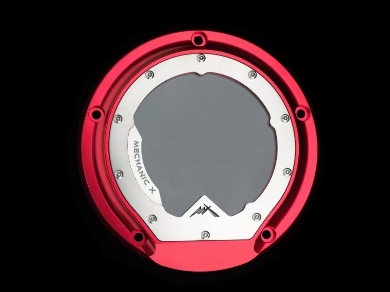 Hyper vision Series Transparent derby cover softail