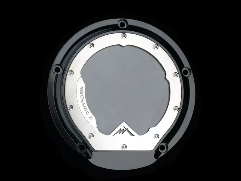 Hyper vision Series Transparent derby cover softail