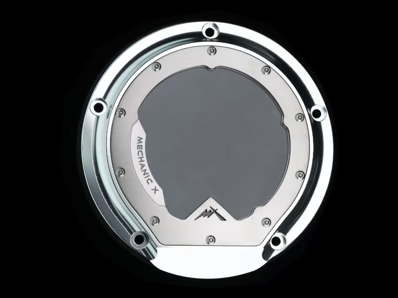 Hyper vision Series Transparent derby cover softail