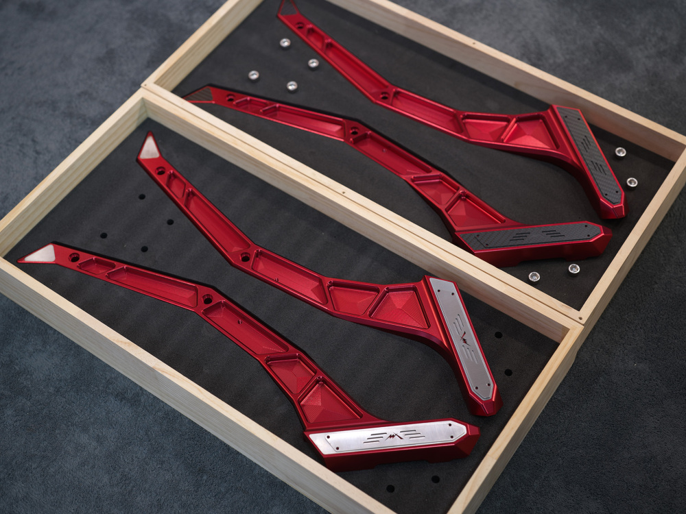 Mechanic X  Billet Frame Tail & Saddlebag Support Brackets