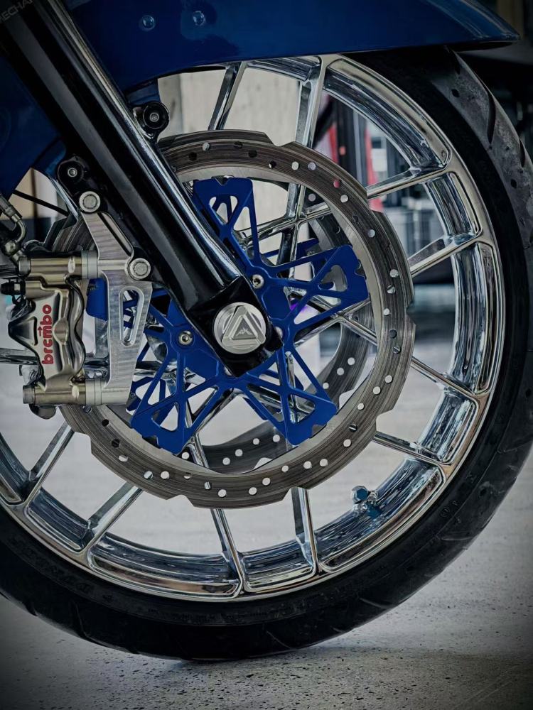 M8 bagger Front Fork Protection