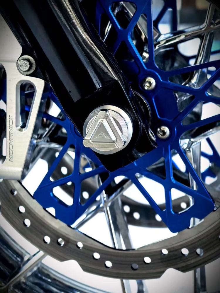 M8 bagger Front Fork Protection