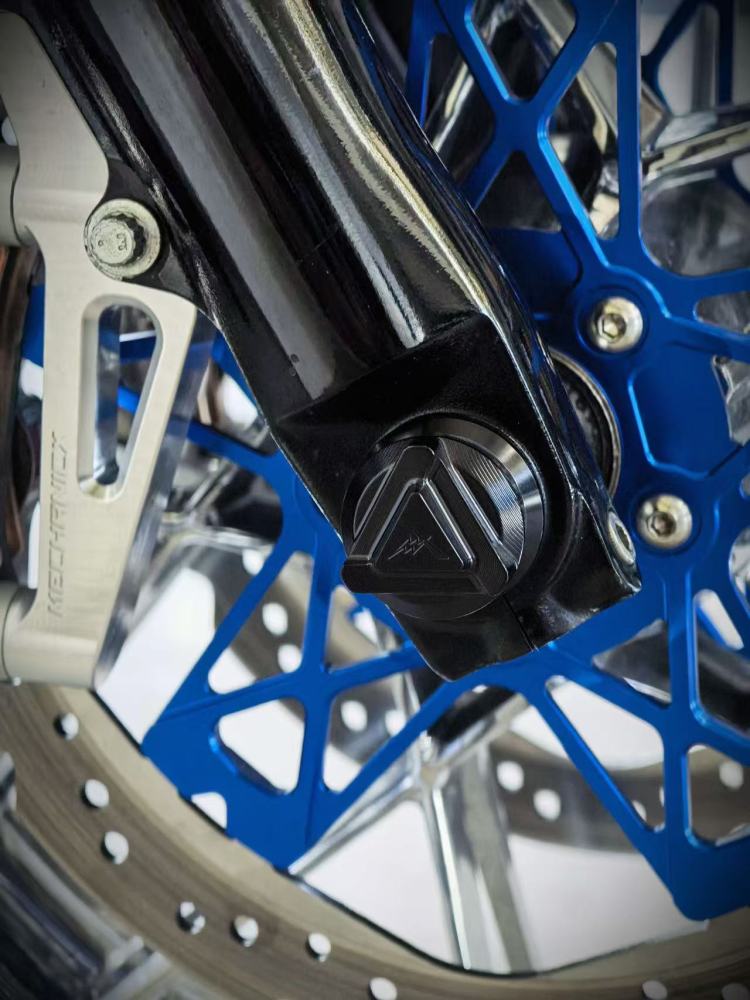M8 bagger Front Fork Protection