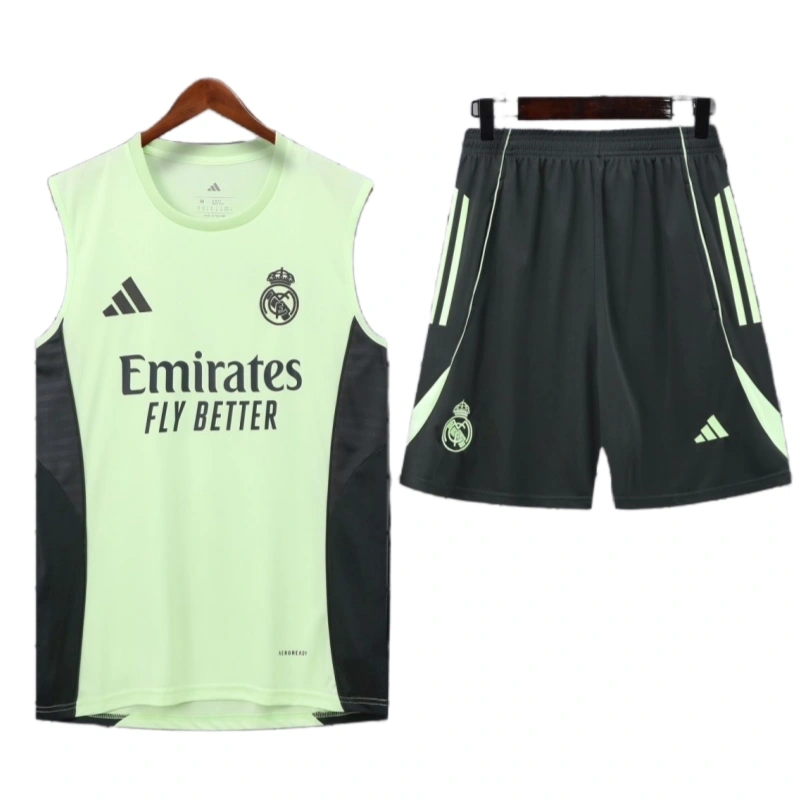 2025-26 Real Madrid vest training suit Football jersey set Fan version