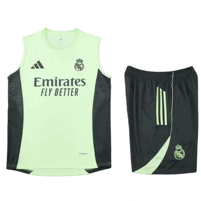 2025-26 Real Madrid vest training suit Football jersey set Fan version