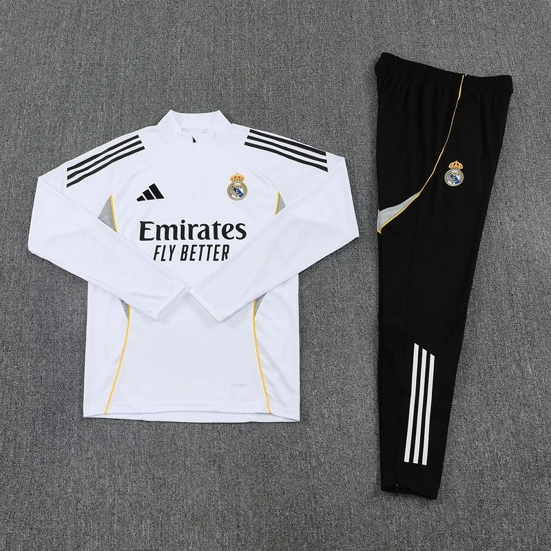 25-26 Real Madrid Match Training Kits Long Football Track suits