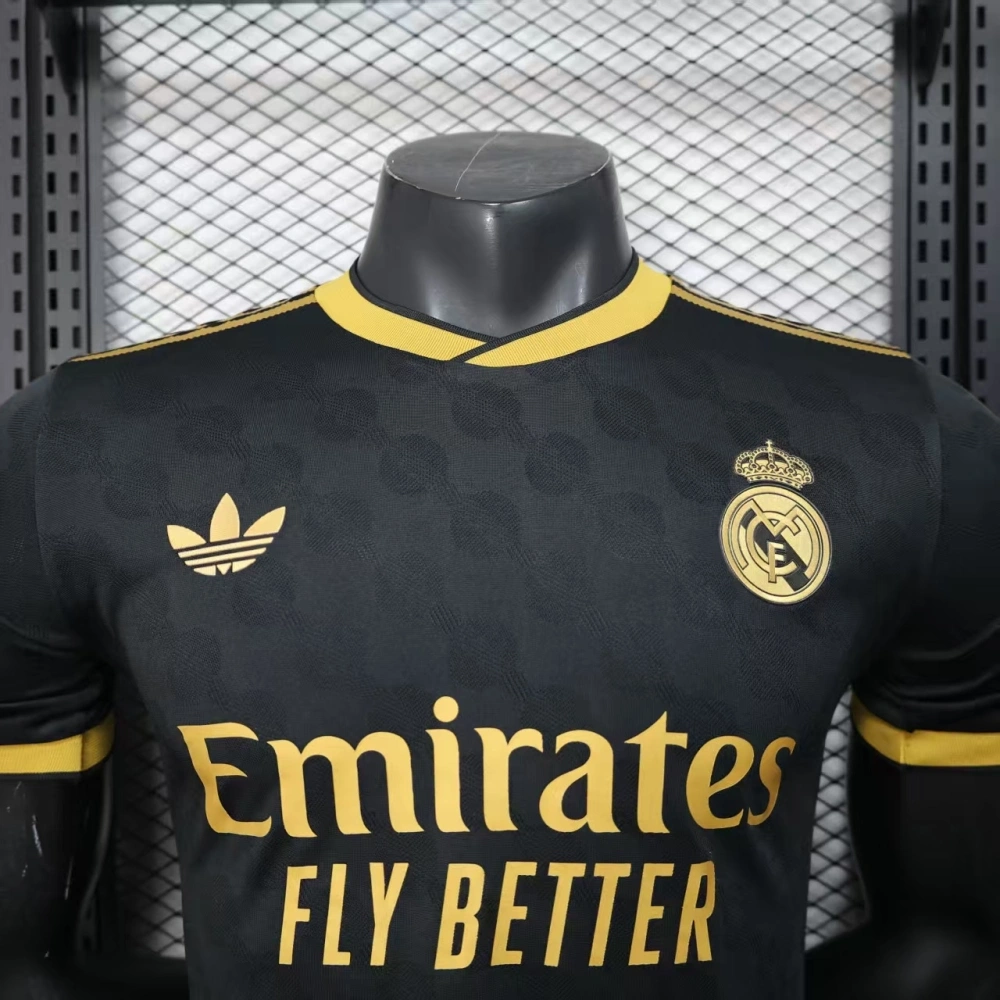 Real Madrid black Special Edition Football Shirt 25-26 Player Edition