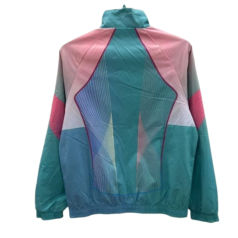 25-26 Barcelona Pink&Blue Training Windbreaker Double-Sided Jackets