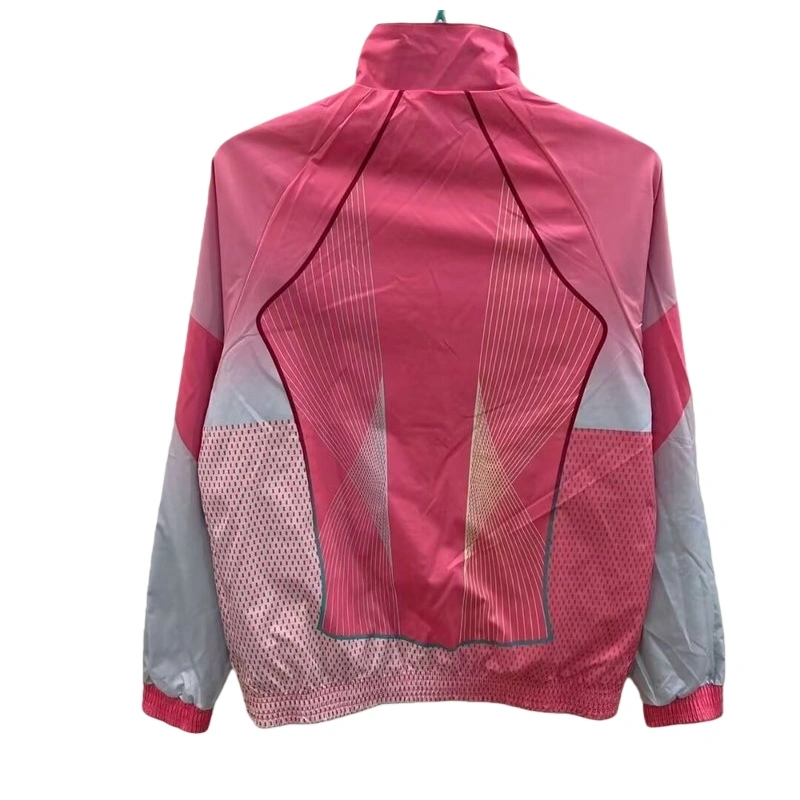 25-26 Barcelona Pink&Blue Training Windbreaker Double-Sided Jackets
