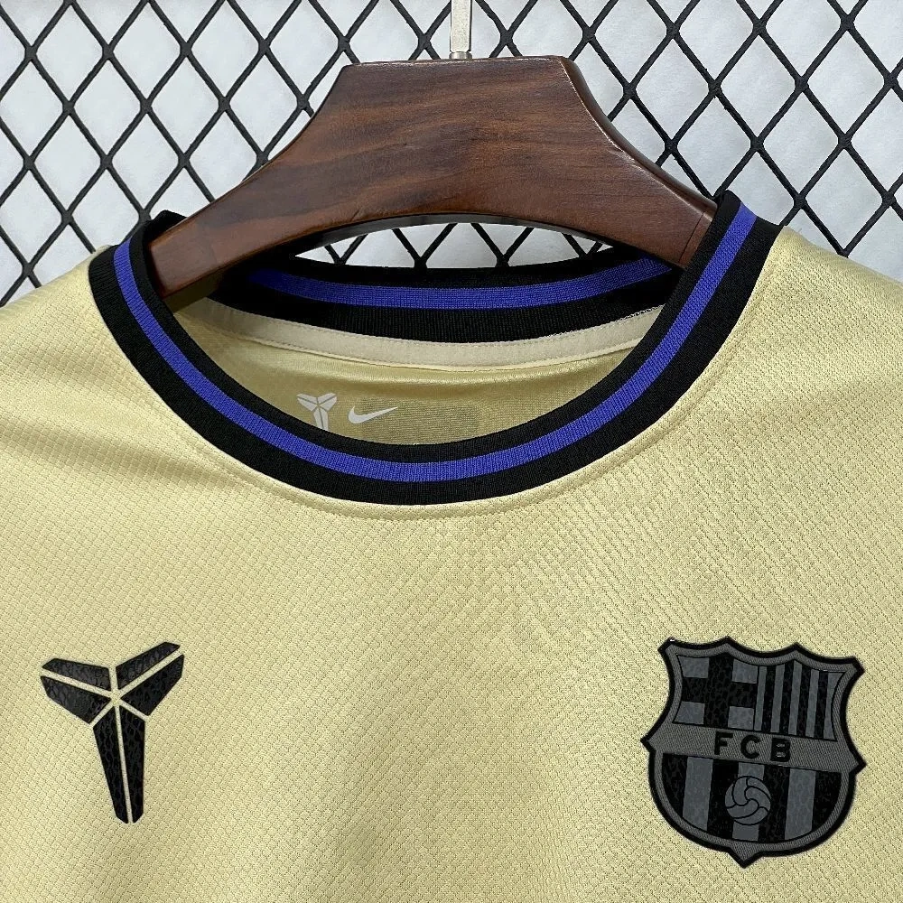 Barcelona Away Long sleeves Football Jersey 2025-26 Fan version