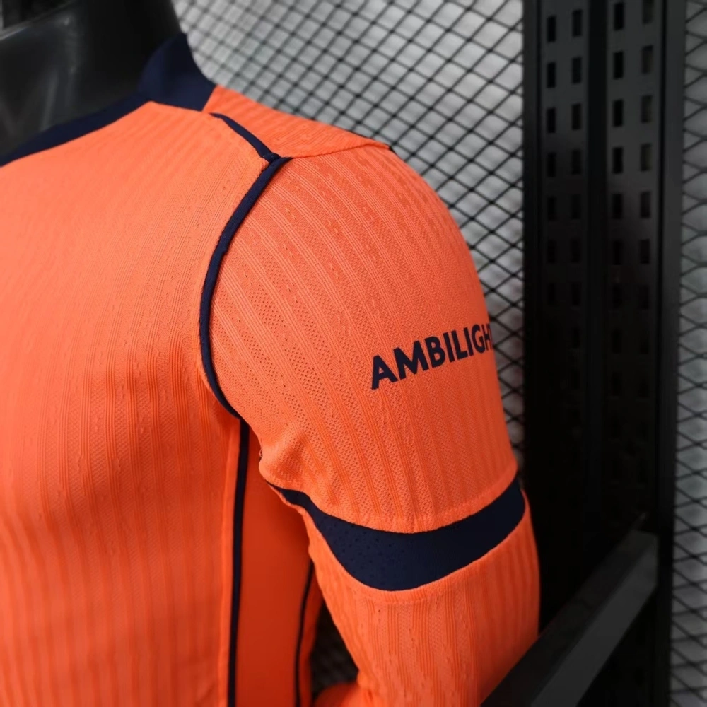 Barcelona Third Away Long Sleeve Football Shirt 2025-26 Player Edition