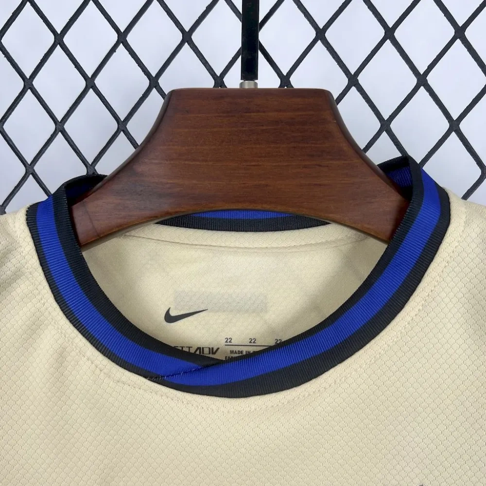 Barcelona away kids football jersey 2025-26 kit