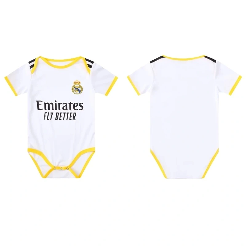 League club baby sports jumpsuit football jersey crawling Kids suit Football Gift
