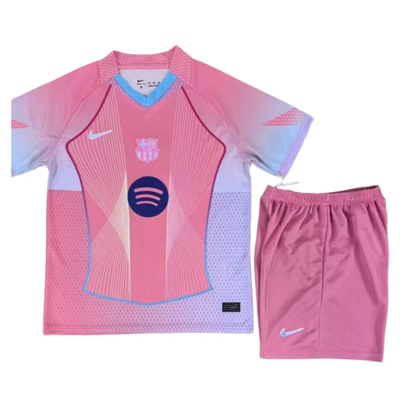 pink Barcelona Special Edition Kits Jersey+Shorts 25-26